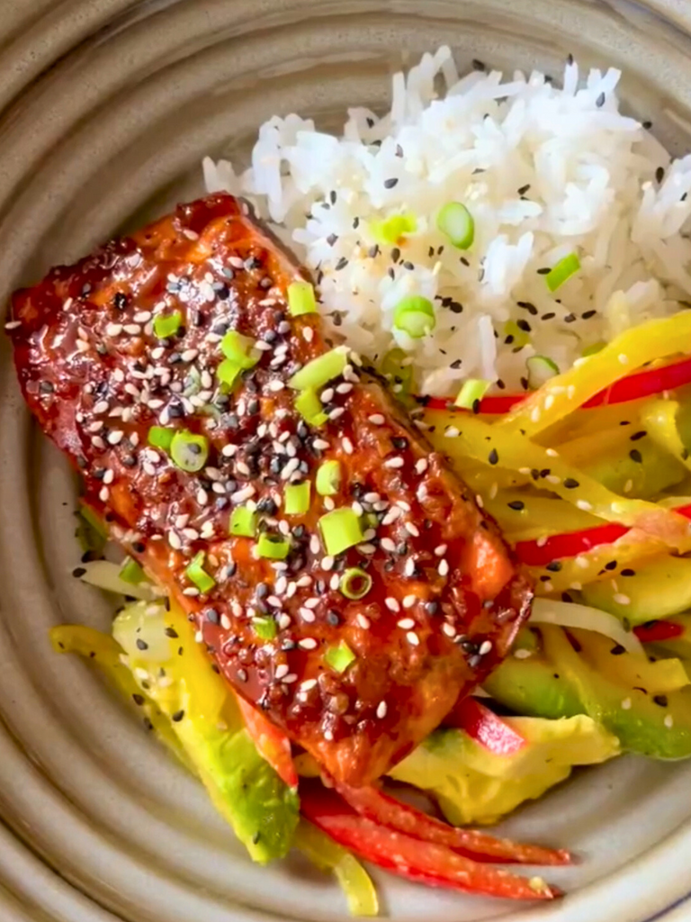 Asian Persuasion Baked Salmon